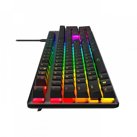 کیبورد سیمی گیمینگ HyperX مدل Alloy Origins با سوئیچ‌ قرمز