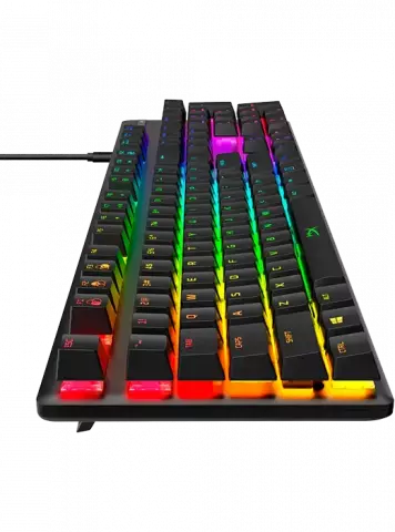 کیبورد سیمی گیمینگ HyperX مدل Alloy Origins با سوئیچ‌ قرمز