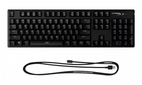 کیبورد سیمی گیمینگ HyperX مدل Alloy Origins با سوئیچ‌ قرمز