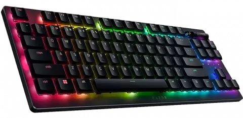 کیبورد سیمی گیمینگ Razer مدل DeathStalker V2 با سوئیچ‌ قرمز
