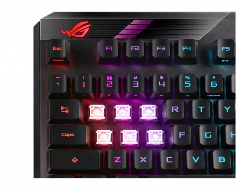 کیبورد بی سیم گیمینگ ASUS مدل ROG Claymore II با سوییچ قرمز