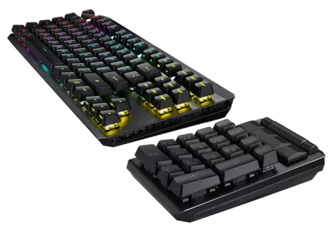 کیبورد بی سیم گیمینگ ASUS مدل ROG Claymore II با سوییچ قرمز
