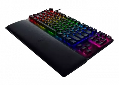 کیبورد سیمی گیمینگ Razer مدل Huntsman V2 Tenkeyless با سوئیچ‌ قرمز