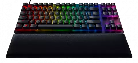 کیبورد سیمی گیمینگ Razer مدل Huntsman V2 Tenkeyless با سوئیچ‌ قرمز