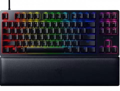 کیبورد سیمی گیمینگ Razer مدل Huntsman V2 Tenkeyless با سوئیچ بنفش