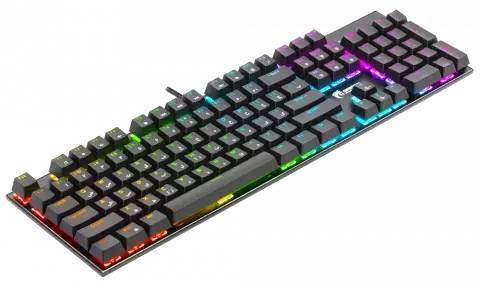 کیبورد سیمی گیمینگ Green مدل GK802-RGB با سوییچ آبی