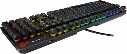 کیبورد سیمی گیمینگ Asus مدل ROG Strix Scope RX با سوییچ قرمز Optical-Mechanical