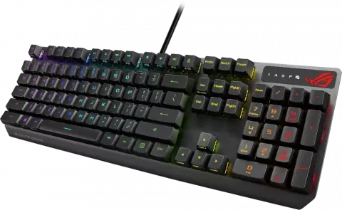 کیبورد سیمی گیمینگ Asus مدل ROG Strix Scope RX با سوییچ قرمز Optical-Mechanical