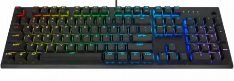 کیبورد سیمی گیمینگ Corsair مدل K60 RGB PRO Low Profile