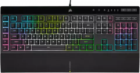 کیبورد سیمی گیمینگ Corsair مدل K55 RGB PRO XT