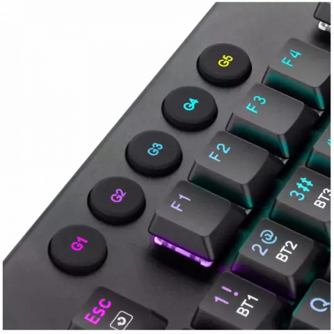 کیبورد بی سیم گیمینگ Redragon مدل Horus K618 RGB با سوییچ قرمز