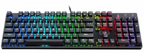 کیبورد سیمی گیمینگ Redragon مدل Devarajas K556 RGB با سوییچ قهوه ای