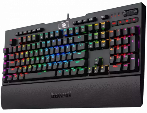 کیبورد سیمی گیمینگ Redragon مدل Brahma K586 RGB با سوییچ آبی