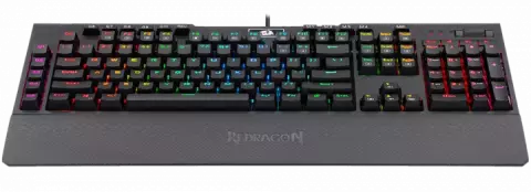 کیبورد سیمی گیمینگ Redragon مدل Brahma K586 RGB با سوییچ آبی