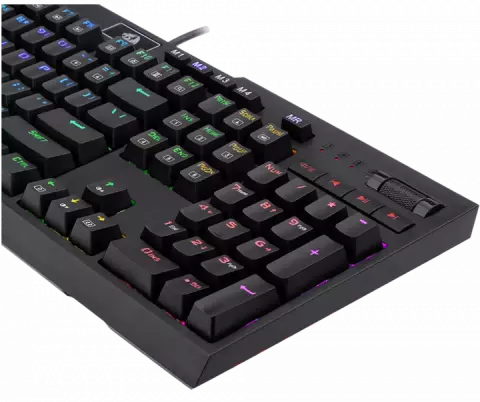کیبورد سیمی گیمینگ Redragon مدل Brahma K586 RGB با سوییچ آبی