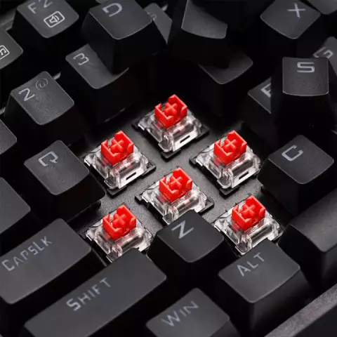 کیبورد بی سیم گیمینگ Redragon مدل Vishnu K596 با سوییچ قرمز