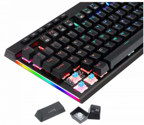 کیبورد سیمی گیمینگ Redragon مدل VATA K580 RGB با سوییچ آبی