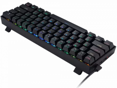 کیبورد بی سیم گیمینگ Redragon مدل Draconic K530RGB با سوییچ قهوه ای