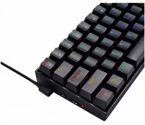 کیبورد بی سیم گیمینگ Redragon مدل Draconic K530RGB با سوییچ قهوه ای
