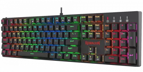 کیبورد سیمی گیمینگ Redragon مدل Surara K582 RGB با سوییچ قرمز