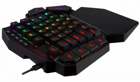 کیبورد سیمی گیمینگ Redragon مدل DITI K585RGB با سوییچ آبی