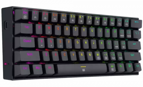 کیبورد مکانیکال گیمینگ سیمی Redragon مدل DRAGONBORN K630 با سوییچ قرمز