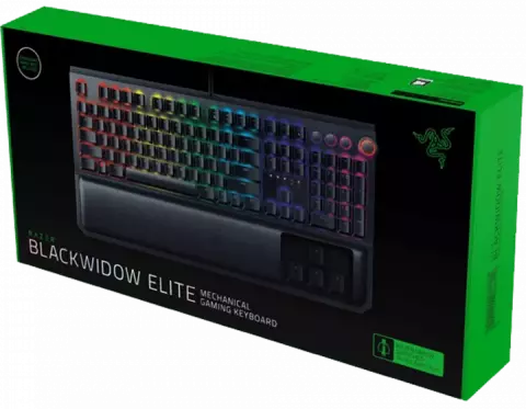 کیبورد سیمی گیمینگ Razer مدل BlackWidow Elite با سوییچ نارنجی