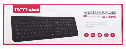 کیبورد بی سیم TSCO مدل  Tk 7001W