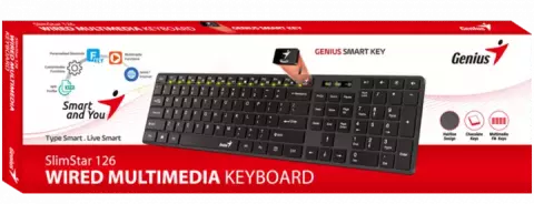 کیبورد سیمی Genius مدل  SlimStar 126