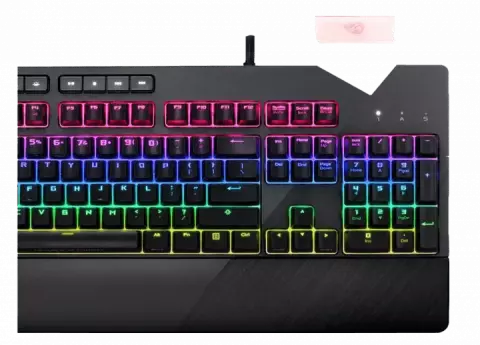 کیبورد گیمینگ سیمی Asus مدل ROG STRIX FLARE با سوییچ Cherry MX RGB