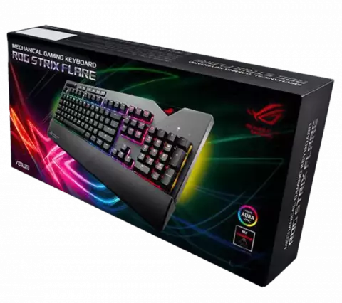 کیبورد گیمینگ سیمی Asus مدل ROG STRIX FLARE با سوییچ Cherry MX RGB