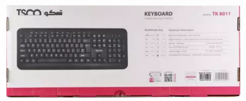 کیبورد سیمی TSCO مدل  TK 8011
