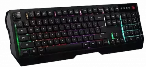 کیبورد سیمی گیمینگ A4TECH مدل BLOODY Q135 Red BackLight