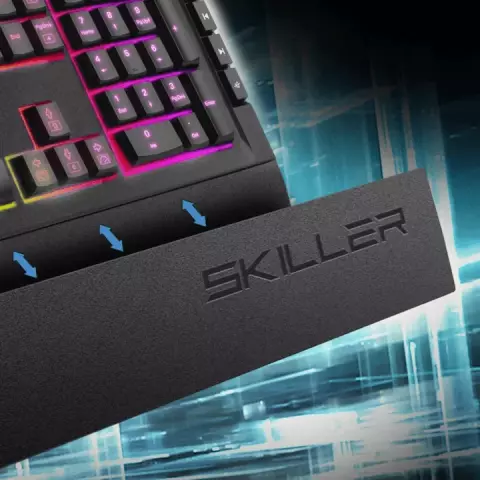 کیبورد سیمی Sharkoon مدل GAMING SKILLER SGK5