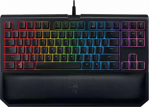 کیبورد سیمی Razer مدل GAMING BLACKWIDOW TOURNAMENT EDITION CHROMA V2 با سوییچ سبز