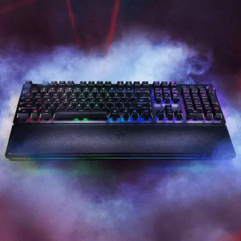 کیبورد سیمی گیمینگ Razer مدل BlackWidow Elite با سوییچ زرد