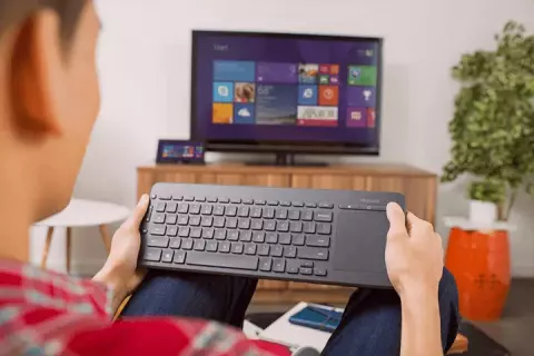 کیبورد بی سیم Microsoft مدل All-in-One 1632 1496