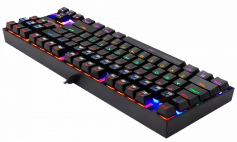کیبورد سیمی گیمینگ Redragon مدل Kumara Rainbow K552-KR با سوییچ قرمز