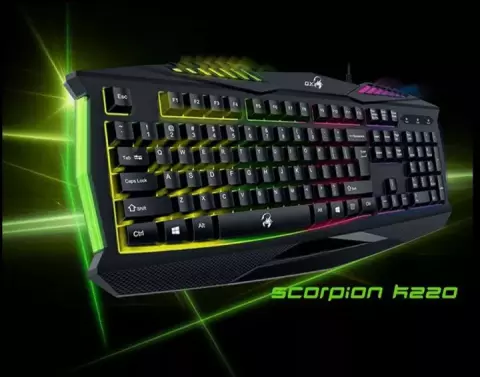 کیبورد سیمی Genius مدل GAMING SCORPION K220