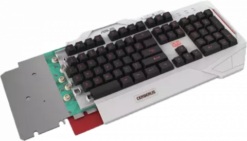 کیبورد سیمی Asus مدل GAMING CERBERUS ARCTIC