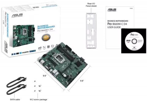 مادربرد  ASUS مدل Pro B660M-C D4-CSM