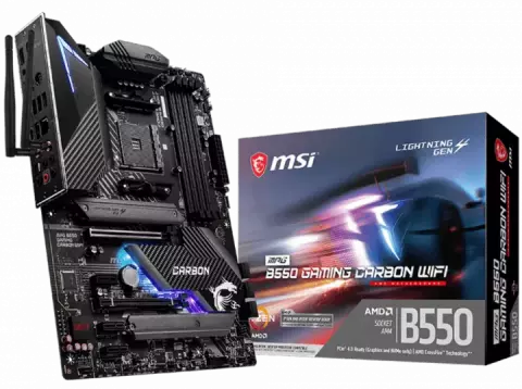 مادربرد  MSI مدل MPG B550 GAMING CARBON WIFI