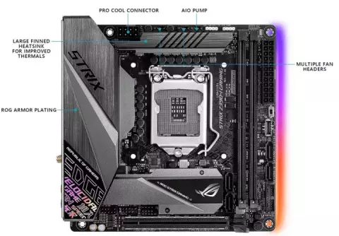مادربرد  ASUS مدل GAMING ROG STRIX Z390-I