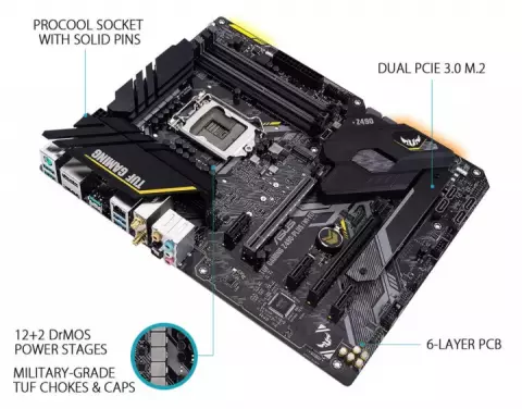 مادربرد  ASUS مدل  TUF GAMING Z490-PLUS (WIFI)
