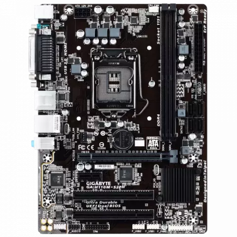 مادربرد GIGABYTE مدل GA-H110M-S2PH