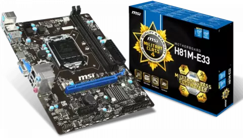 مادربرد MSI DDR3 مدل H81M-E33