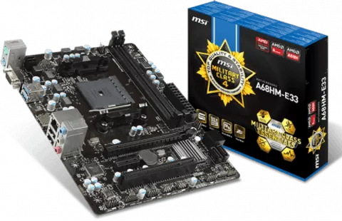 مادربرد MSI DDR3 مدل Classic A68HM-E33