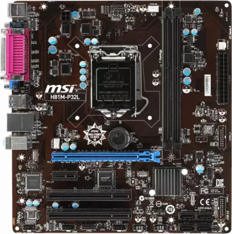 مادربرد MSI DDR3 مدل H81M-P32L