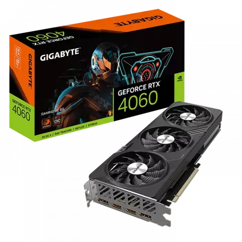 کارت گرافیک  GIGABYTE مدل  GeForce RTX 4060 GAMING OC 8G