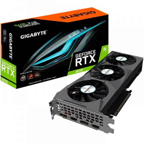 کارت گرافیک  GIGABYTE مدل  GeForce RTX 3070 EAGLE OC 8G (rev. 2.0)